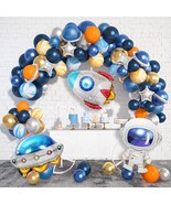 112 Pcs Outer Space Party Decorations Balloon Garland Kit, Space Birthda... - £31.46 GBP