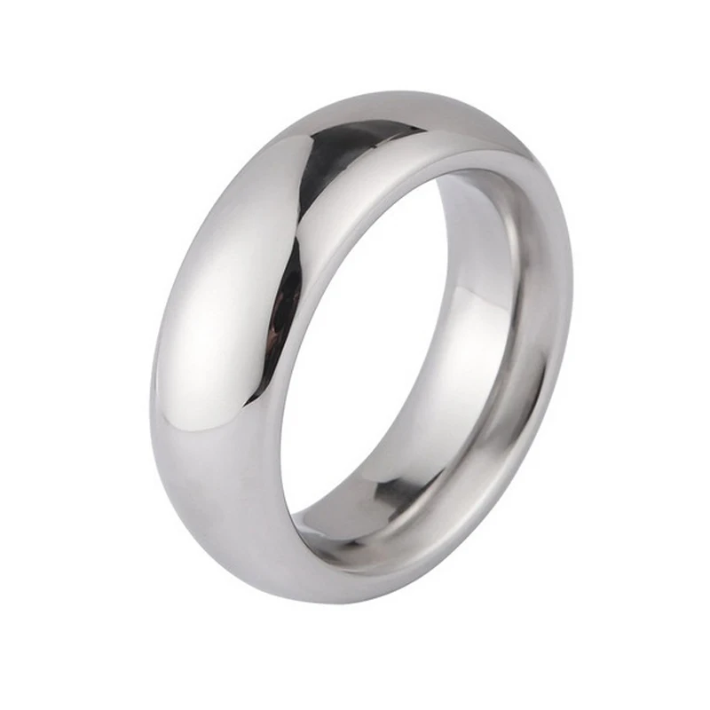 Sporting 40/45/50mm for choose Donut Metal Stainless Steel Mature Rings Male Del - £29.23 GBP
