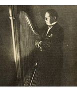 1936 Carlos Salzedo Etude Page Print Harp Player Musical Instruments E17C - $19.99