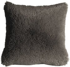 PILLOW DÉCOR Soft Plush Gray 20x20 Throw Pillow - $49.95