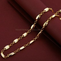 Unisex Italian Turkey chain 916% 22k Gold Chain Necklace Daily wear Jewelry 3 - £3,039.80 GBP+
