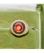 VINT. GOLD-TONE HIGH SCHOOL “CENTRAL-JR/SR.PROM” LAVELIER PENDANT RING:R... - $4.95