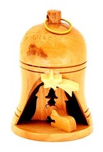 Bell Nativity Small Made in Olivewood From Bethlehem - £10.71 GBP