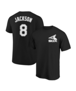 Bo Jackson T-Shirt Chicago White Sox Player Name &amp; Number Soft Jersey Tee - $373.29 MXN