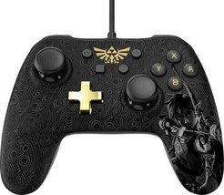 Power A Nintendo Wired Switch Controller Zelda Breath of the Wild Edition OEM - £19.17 GBP