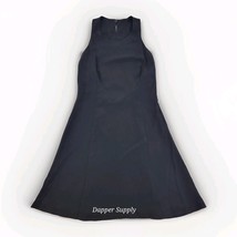 Giorgio Armani Le Collezioni Black Sleeveless Dress Sz 44 10 Italy Bergdorf - $128.69