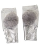 MSRP $39 Inc International Concepts Foiled Fingerless Gloves Gray Size OSFA - $14.60 CAD