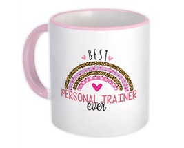 Best Personal Trainer Ever : Gift Mug Feminine Coach Sport Life Animal Print Gli - £12.70 GBP