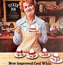 Cool Whip Sara Tucker 1979 Advertisement Dessert Vintage Tucker Inn DWKK7 - $29.99