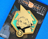 Soul Eater Black Star Golden Glitter Enamel Pin - Anime Manga Figure - $14.99