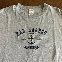 Vintage Bar Harbor Maine Shirt Adult Extra Large Gray Anvil Men&#39;s 90s Tr... - $465.09 MXN