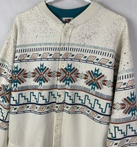 Vintage Art Unlimited Sportswear Sweatshirt Adult XL Southwestern Aztec USA - £31.45 GBP