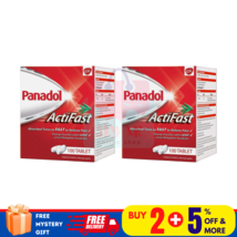 2 X PANADOL Actifast Paracetamol Fast Pain Relief 500mg 100s - $91.97