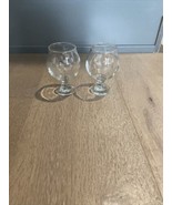 Set Of 2 Etched Mini Snifter Shot Glasses Tasting Glasses San Diego Liqu... - $224.64 MXN