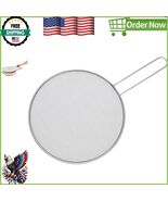 Durable 9-Inch Stainless Steel Splatter Screen for Clean Cooking - Easy ... - $385.67 MXN