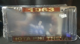 Iota Phi Theta Fraternity Plastic License Plate Frame Divine 9 Frame OW-OW - £19.75 GBP