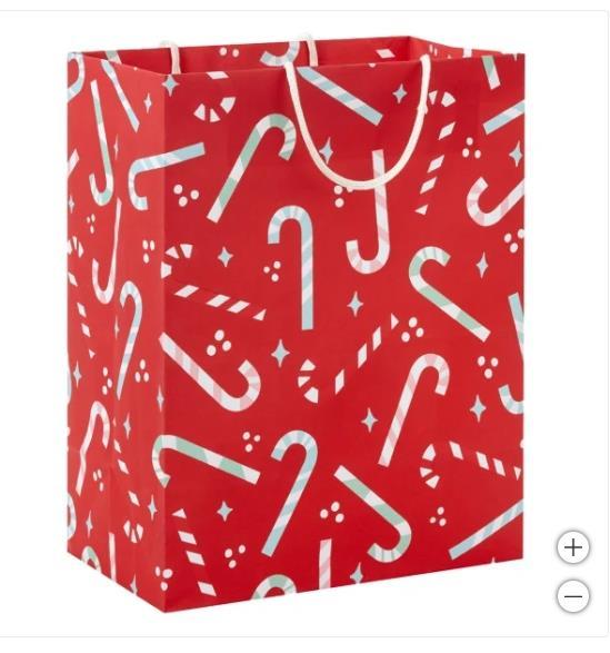Hallmark Gift Bags Multicolor 20-Count Recyclable Christmas Holiday Festive Fun Item image 8
