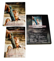 2 2005 A HISTORY OF VIOLENCE Movie Digital PRESS KITS CD-ROM and Color B... - £9.43 GBP
