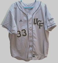 Central Florida Knights #33 NCAA Gray Baseball Signed CUSA 2007 Sewn Jersey 50 - £354.62 GBP