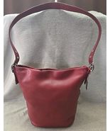 Coach Vintage Legacy Soho Red Leather Bucket Duffle Shoulder Bag # 9186 - $146.52
