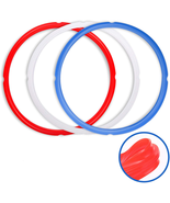 Sealing Rings For Instant Pot Accessories of 6 Qt Models Red Blue And Cl... - £11.90 GBP