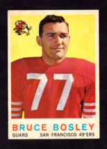 1959 Topps Football #166 Bruce Bosley  49ers NM-MT - $10.80