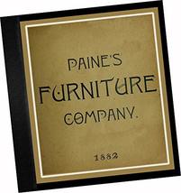 Trade Samples Catalogue: Paine&#39;s Furniture Co. Boston, Mass. 1882 Paine&#39;s Furnit - £148.10 GBP