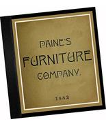 TRADE SAMPLES CATALOGUE: Paine&#39;s Furniture Co. Boston, Mass. 1882 Paine&#39;... - £148.34 GBP
