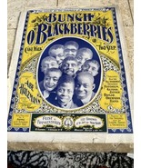 Bunch o&#39; Blackberries Abe Holzmann Antique Sheet Music - £36.43 GBP