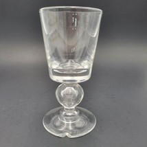 One (1) Steuben 7877 Wine Glass Baluster Stem Teardrop Crystal Glass 5 1... - $28.81