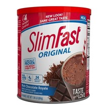2 Packs SlimFast Original Chocolate Royale Shake Mix (31.18oz./pack) - £62.79 GBP