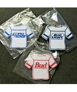 Vintage Key Chains Lot of 3 Bud King of Beers, Bud Light, &amp; Bud Ice.  NOS - £10.14 GBP