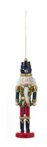 Kurt Adler 6" Wooden Nutcracker Christmas Tree Ornament w/JEWELS & SEQUINS-B - £7.08 GBP