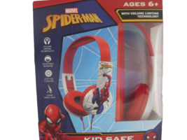 Spiderman Kid Safe Headphones Marvel New - £8.76 GBP