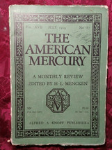 American Mercury July 1929 G. Peyton Wertenbaker Robert Blake - £10.35 GBP