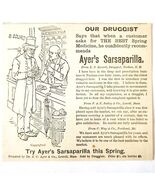 Ayer&#39;s Sarsaparilla 1885 Advertisement Victorian Quack Medicine ADBN1A13 - $27.87 CAD