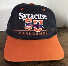 Vtg Syracuse Orangemen Hat Cap snap back 90s blue mens Twins Enterprise ... - £22.94 GBP