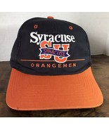 Vtg Syracuse Orangemen Hat Cap snap back 90s blue mens Twins Enterprise ... - $40.34 CAD
