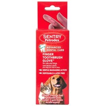 Sentry Petrodex Finger Toothbrush Glove for Cats and Dogs - 5 count - £7.19 GBP