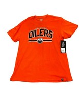 New NWT Edmonton Oilers &#39;47 Brand NHL Super Arch Logo Size Large T-Shirt - £15.54 GBP