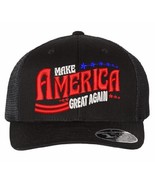 Trump 2024 Hat Arched MAGA Flex Fit 110 Snapback Adjustable Hat Colored ... - £21.81 GBP