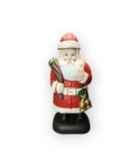 Santa Figurine Neiman Marcus Christmas 2022 Carved with Sack of Gifts 21... - $74.25