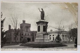 Fitchburg Mass Armory, Soldier&#39;s Monument and Post Office 1905 to NH Pos... - £11.72 GBP