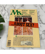 Ms Vintage Magazine August 1977 Child Cover Controversial Ads Prop - $28.70