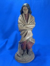 Vintage Sacajawea Indian  and Baby - Resin  by Artist Tom Clark Figure - £36.75 GBP
