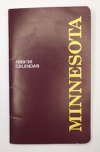 University of Minnesota 1989 - 1990 Calendar and Assignment Book Vintage... - £11.38 GBP