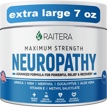 Neuropathy Relief Cream - 7 Oz - Maximum Strength Nerve Relief for Feet Hands Le - £53.94 GBP