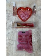 Gold Rose Cosmetic Make Up Brush Face Mask Oil Cleanser Heart Valentine ... - $40.60 CAD
