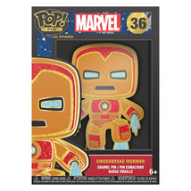 Marvel Comics Iron Man Gingerbread Enamel Pop! Pin - £27.58 GBP