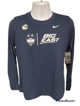 UConn Huskies Big East Nike Dri-Fit Long Sleeve Shirt Womens Medium New With Tag - £18.64 GBP